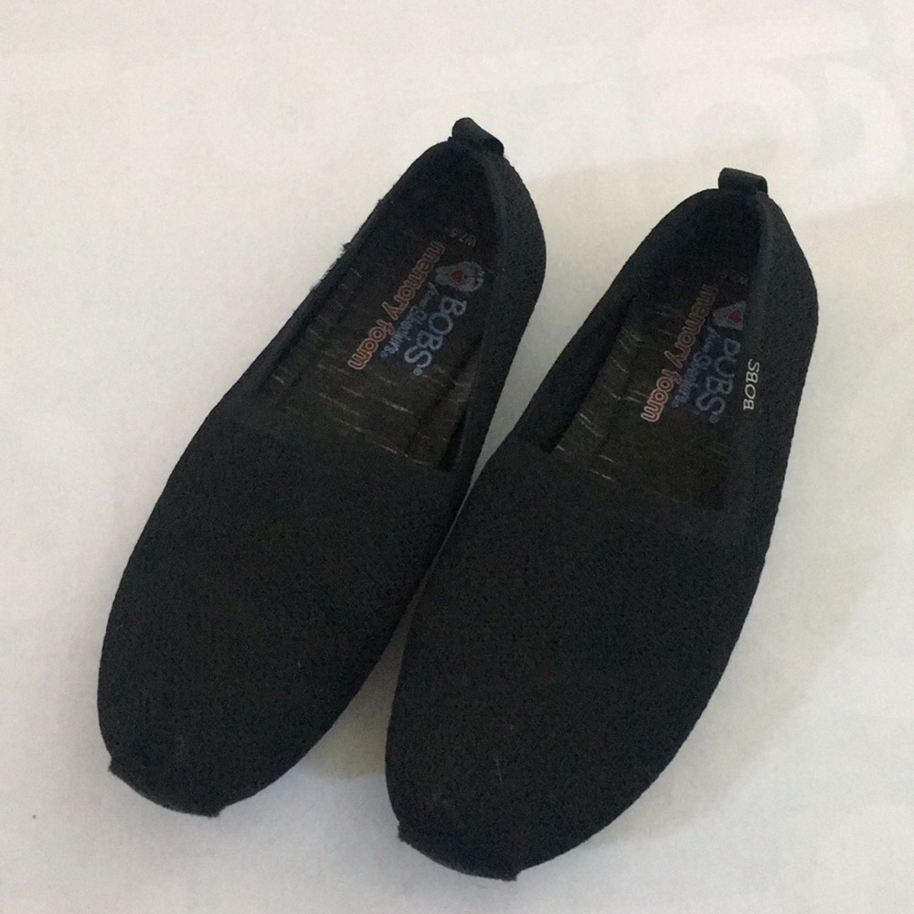 Bobs Black Slip ons